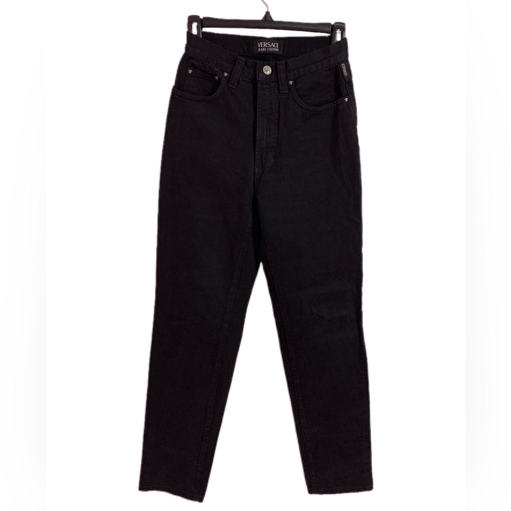 Versace Black Straight Leg Jeans